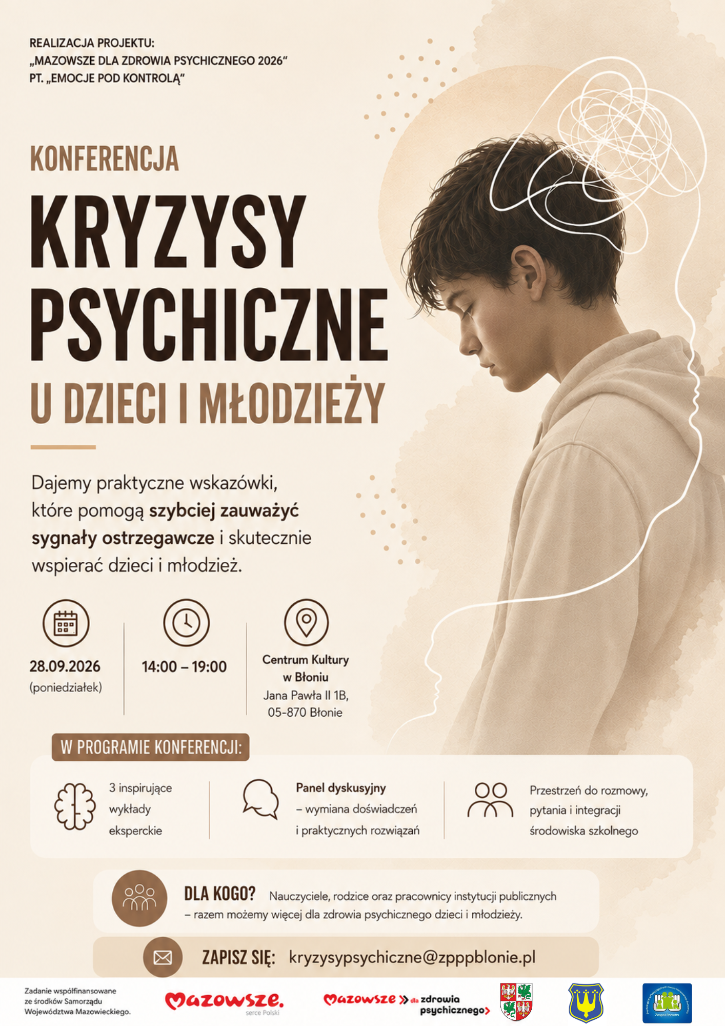 Konferencja - kryzysy psychiczne dzieci i&nbsp;młodzieży