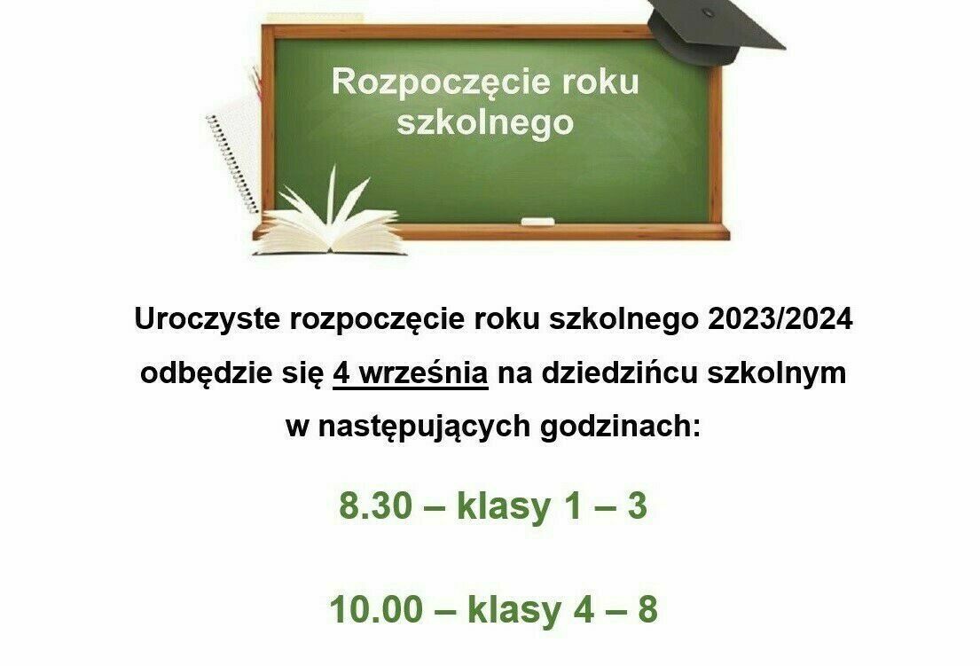 Zdjęcie do Rozpoczęcie roku szkolnego