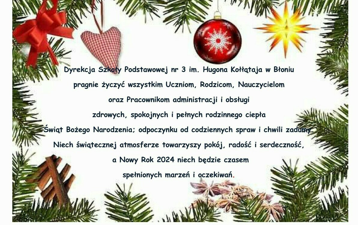 Zdjęcie do Życzenia świateczne