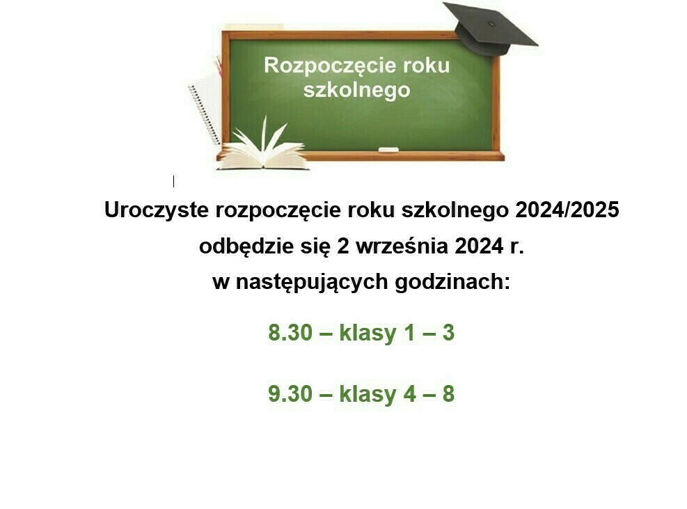 Zdjęcie do Rozpoczęcie roku szkolnego