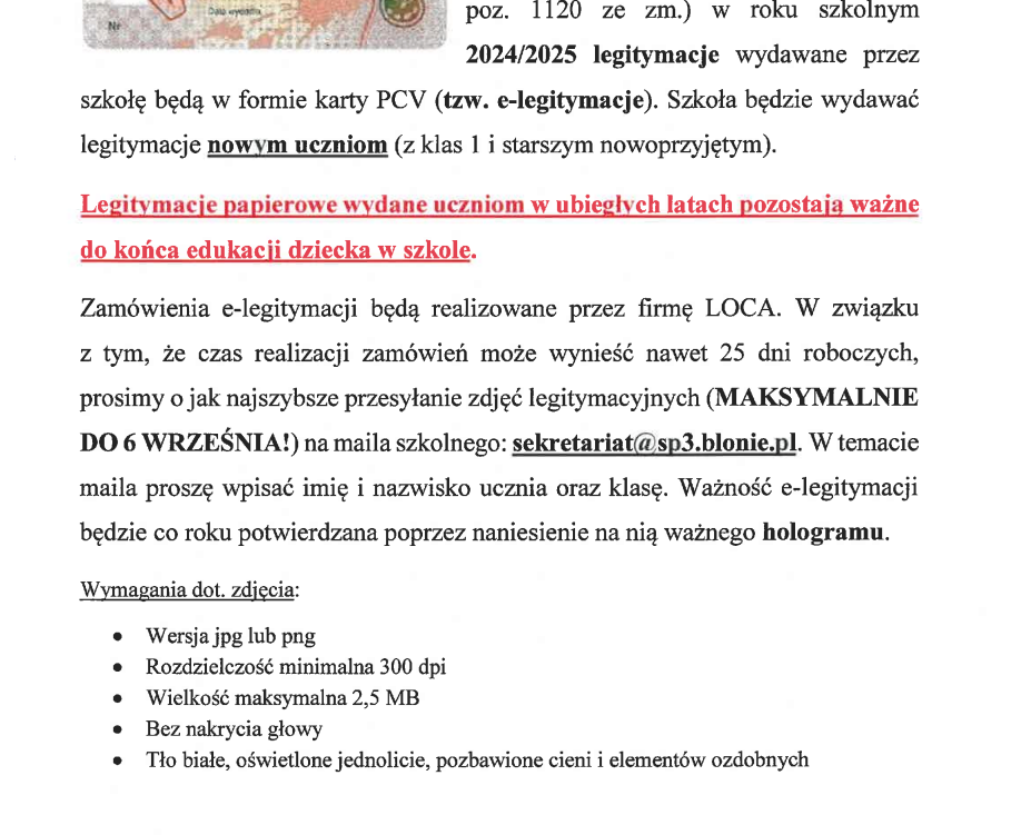 Zdjęcie do eLegitymacja