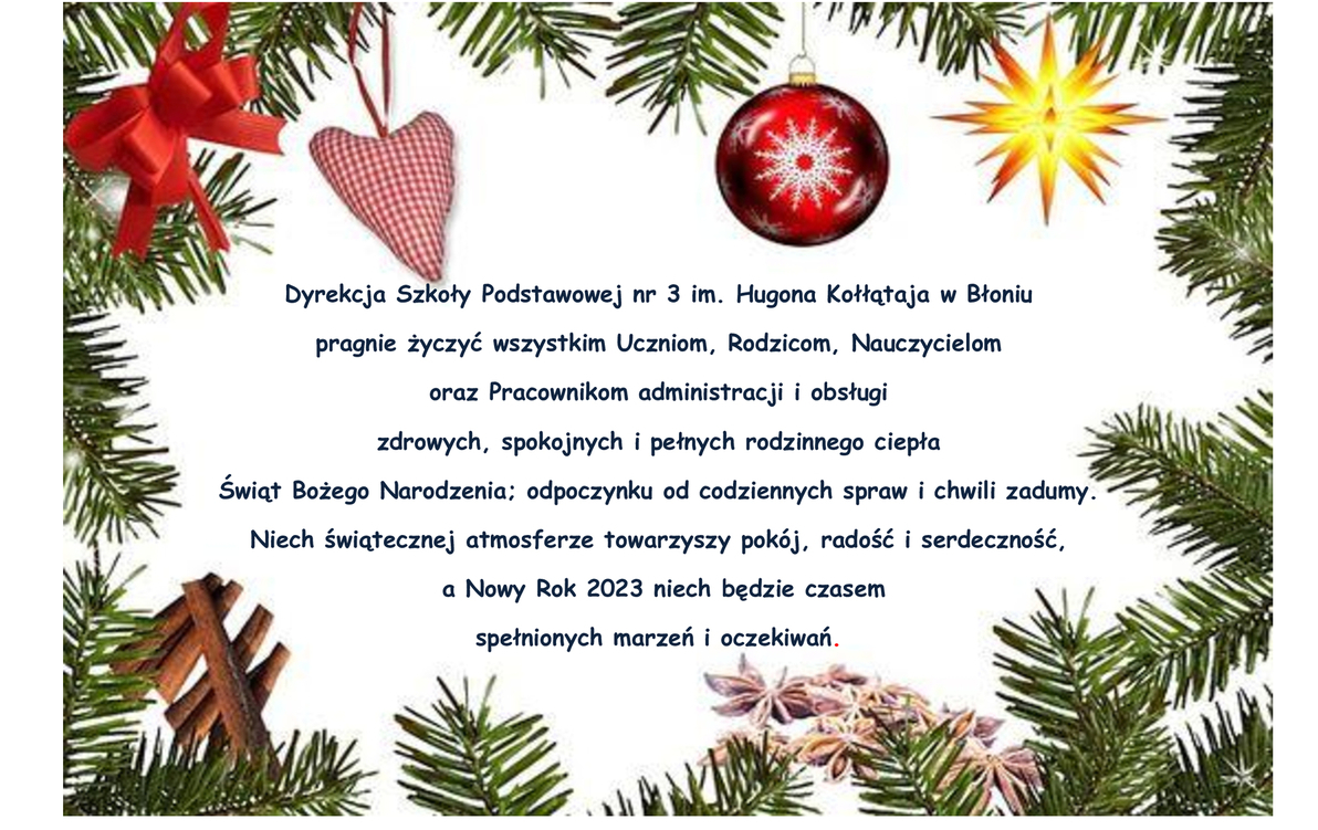 Zdjęcie do Życzenia świąteczne